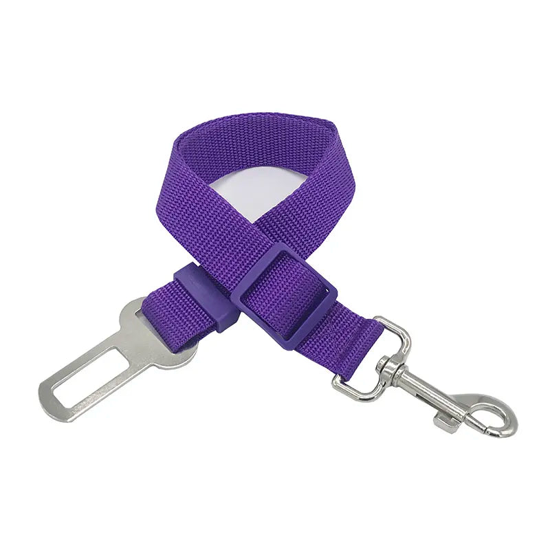 Dog Car Seat Belt - Purple - Doggy Adorer