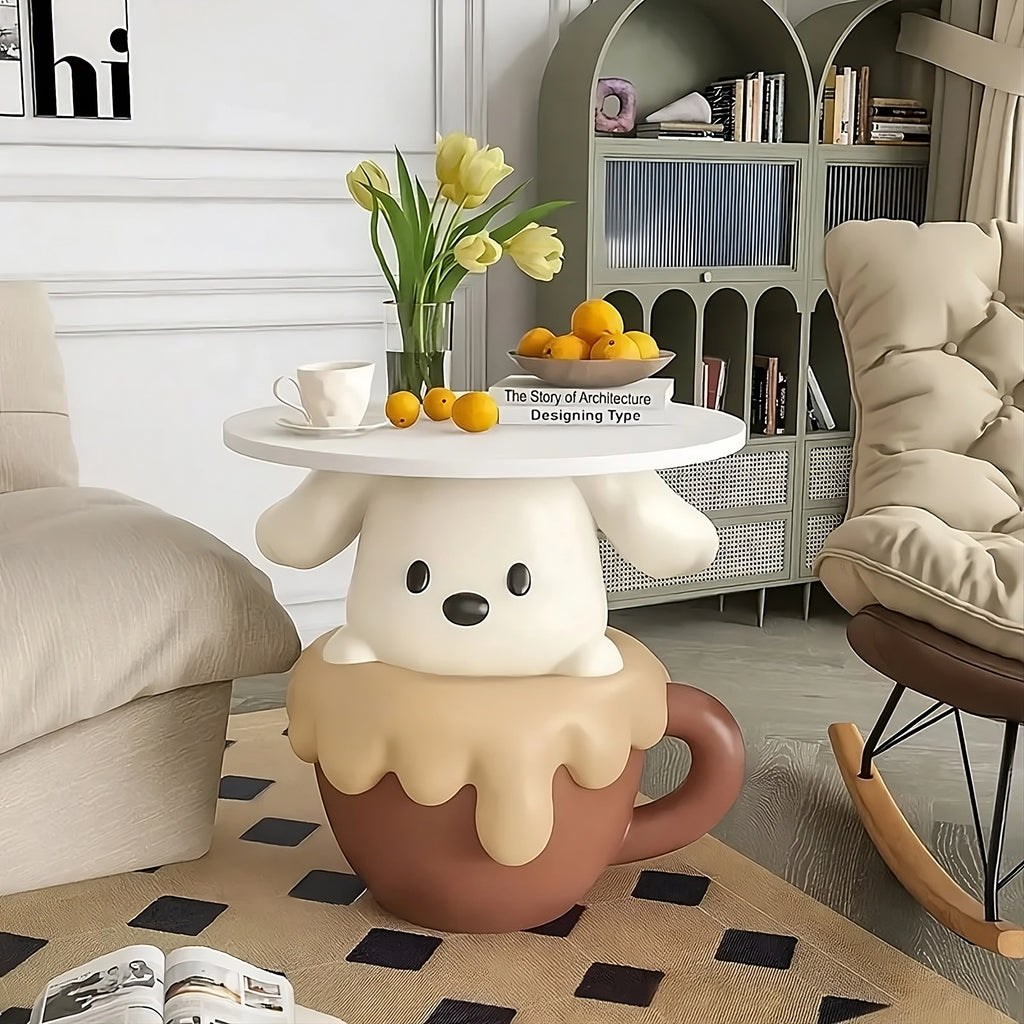 Doggy Coffee Cream Table - Doggy Adorer