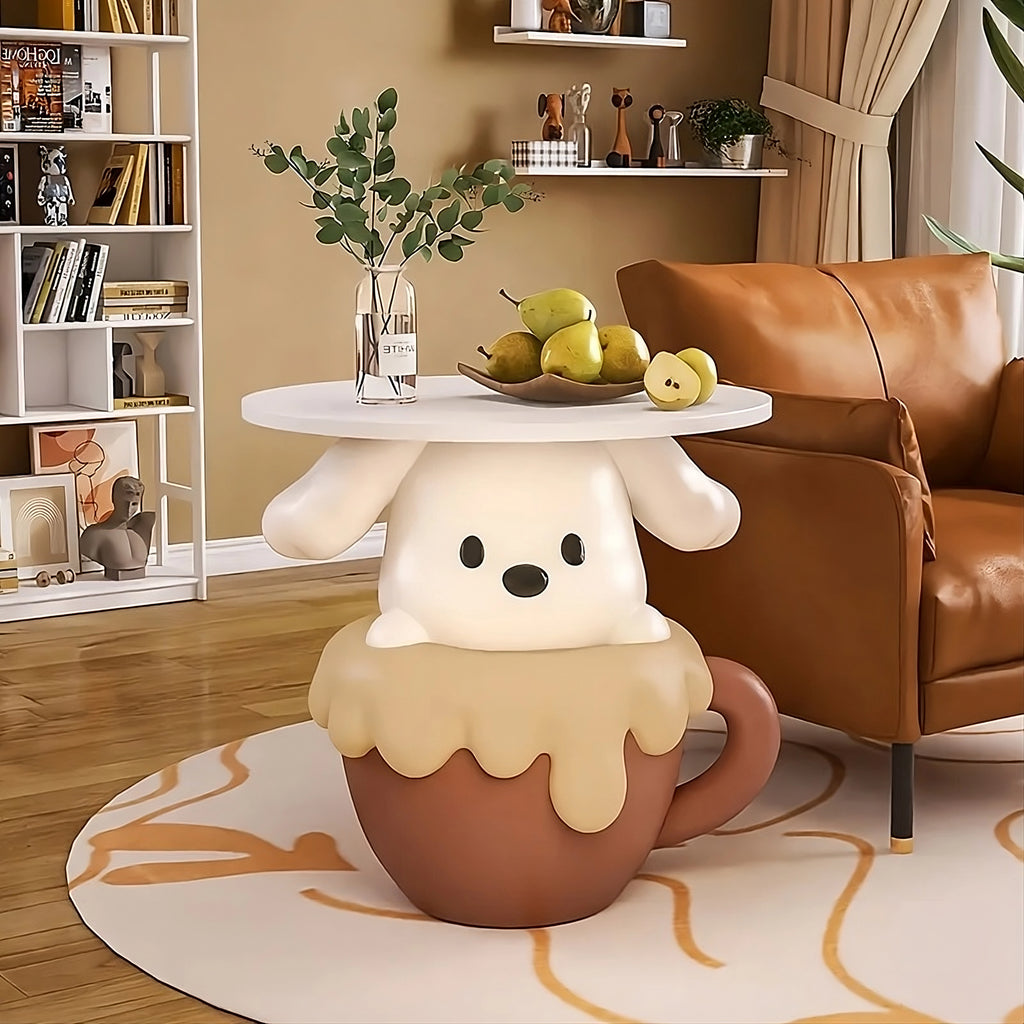 Doggy Coffee Cream Table - Doggy Adorer