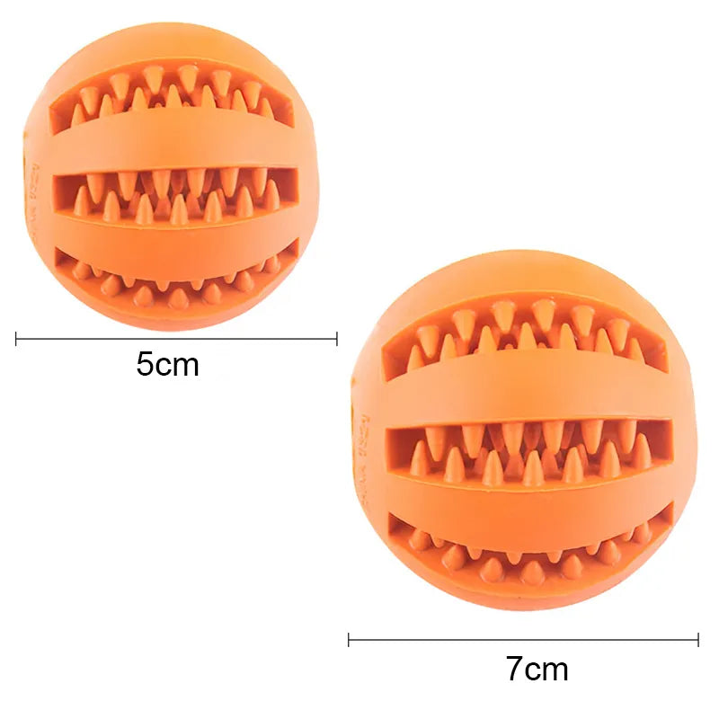 Rubber Dog Teething Cleaning Toy - Doggy Adorer