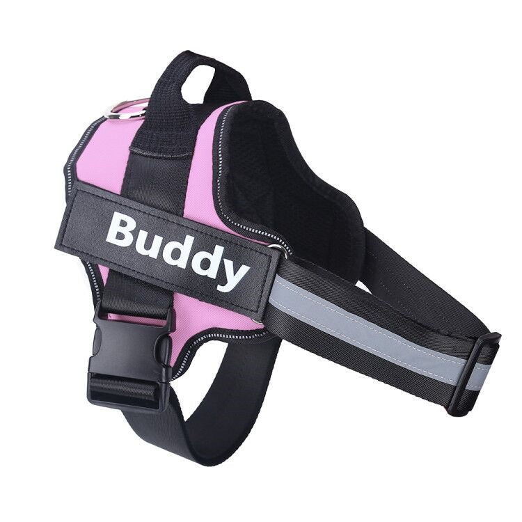 Personalized Dog Harness - Pink / XS - Doggy Adorer