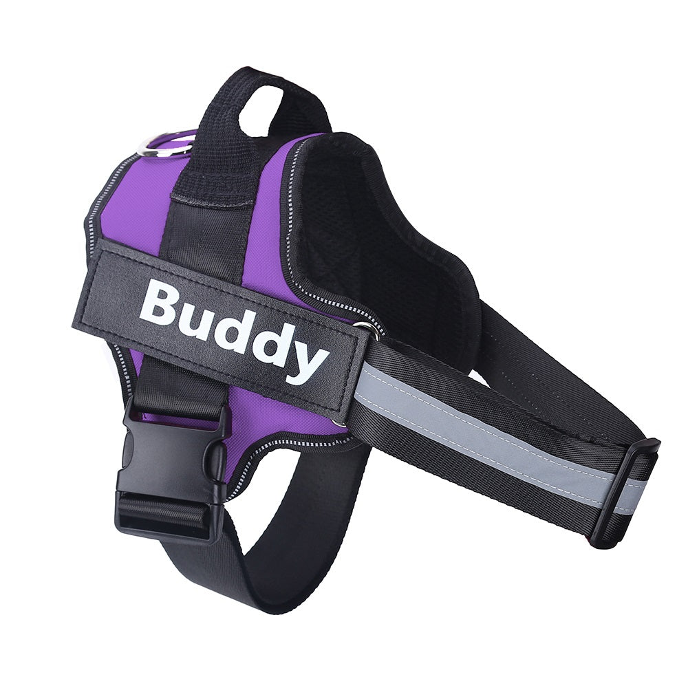 Personalized Dog Harness - Purple / XS - Doggy Adorer