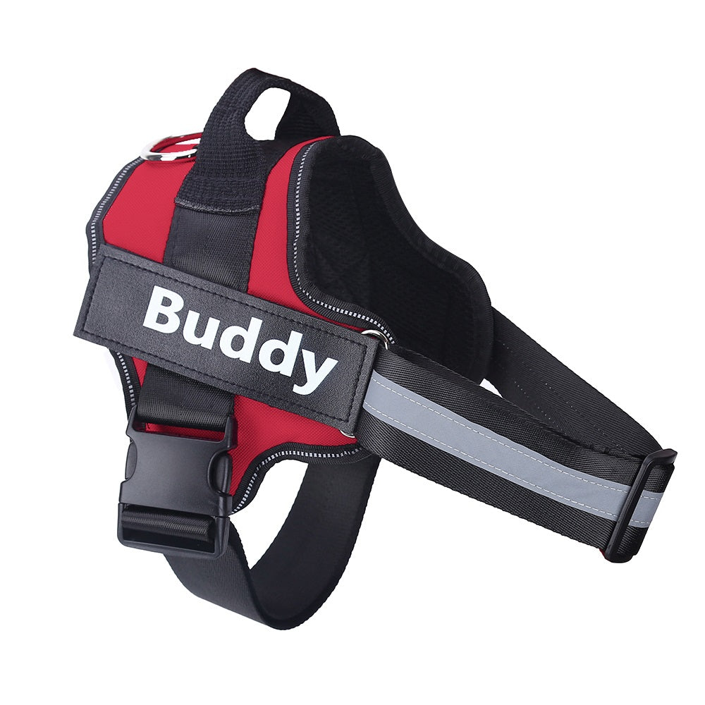 Personalized Dog Harness - Red / XS - Doggy Adorer